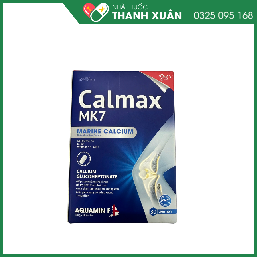 Calmax MK7 bổ sung Canxi và K2-MK7 cho cơ thể